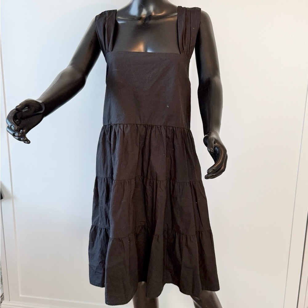 Banana Republic Chic Black Tiered  Dress